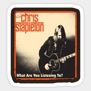 Chris Stapleton Original Aesthetic Tribute 〶 Sticker